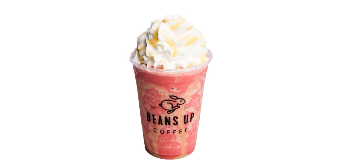 Raspberry-White Frappe